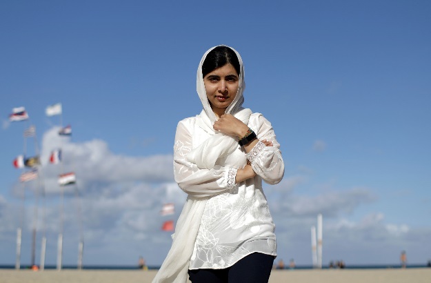 Nobel Peace Prize winner Malala Yousafzai inspired Formin. Her teacher in Myanmar asked the class: âIf she can go to Oxford from Pakistan, why canât you?â PHOTO: REUTERS