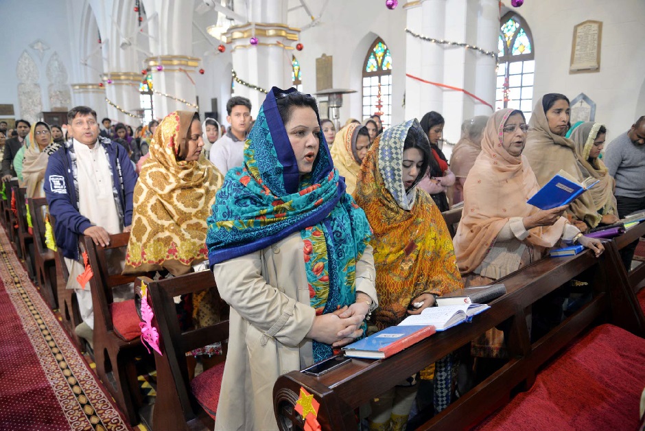 Christmas congregation observed at the St. Johnâs Cathedral Church in Peshawar, Khyber Pakhtunkhwa. PHOTO COURTESY: PPI/IMAGES