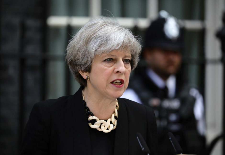 British Prime Minister Theresa May. PHOTO: REUTERS