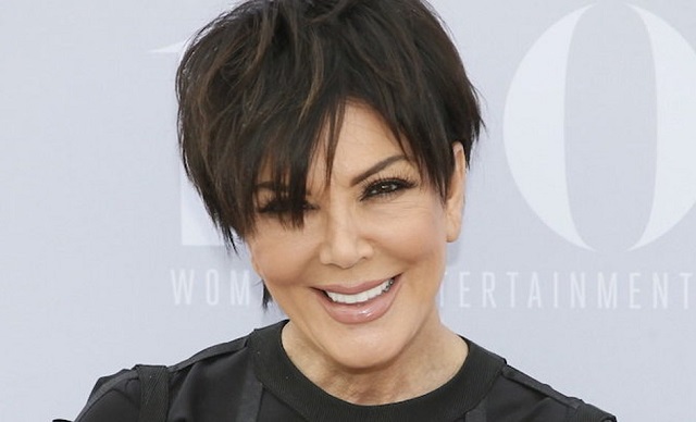 Kim's mother and Kanye's mother-in-law , Kris Jenner. 