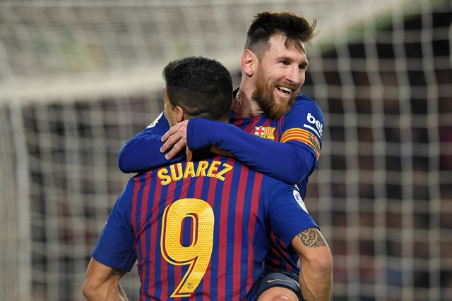 some had suggested barcelona would be relieved to exit the copa del rey to focus fully on la liga and the champions league but messi said their display had silenced the doubters photo afp