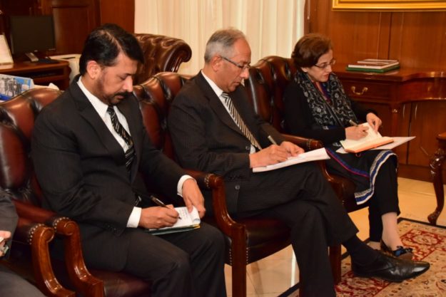 Foreign Office officials. PHOTO: EXPRESS
