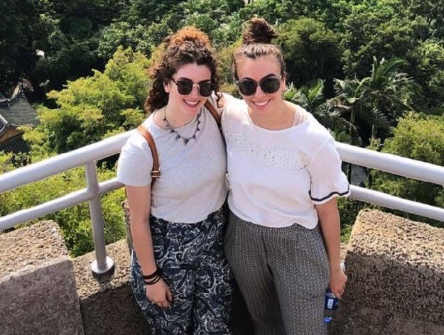 Aiia Maasarwe (left) was studying at a Melbourne university as part of a year-long exchange programme. PHOTO COURTESY: THEDAILYMAIL