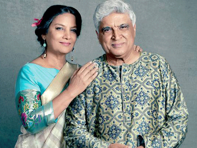 Shabana Azmi and Javed Akhtar. PHOTO: INDIA TODAY