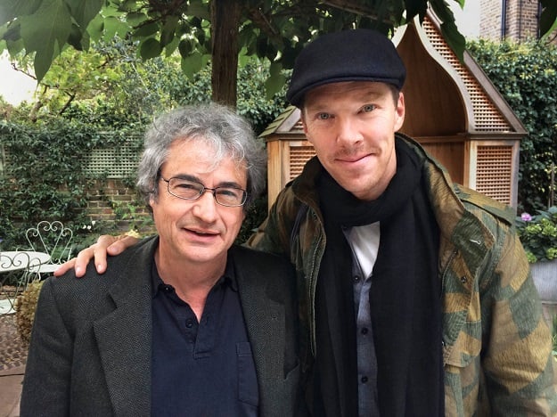 Carlo Rovelli and Benedict Cumberbatch. PHOTO COURTESY: THE NEW YORK TIMES