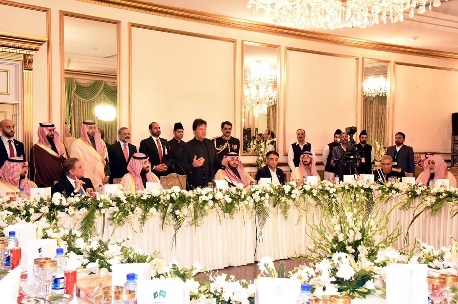 Prime Minister Imran Khan thanked Saudi Arabia for commendable assistance and investments in Pakistan. PHOTO: TWITTER/PID