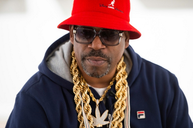 Curtis Fisher, aka Grandmaster Caz, still proudly wears his piles of blingy chains. PHOTO: AFP