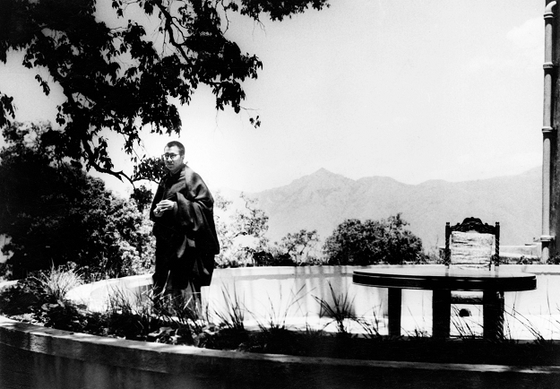 In this file photo taken on May 22, 1959 Picture taken on May 22, 1959 of the Dalai Lama in Birla House Park, Mussoorie's residence (India) where he was invited by the Indian government with his family, members of his court and Tibetan dignitaries, following his flight from Tibet because of the colonialist and repressive policies of China against the Tibetan autonomists. PHOTO: AFP