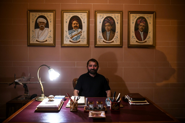 Sunil Rampuria, owner of the Rampuria haveli turned hotel, in Bikaner, in the Indian state of Rajasthan. PHOTO: AFP