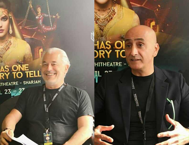 Creative Director Philip Skaff (left) and Producer Waseem (right) talk to The Express Tribune. PHOTO: EXPRESS