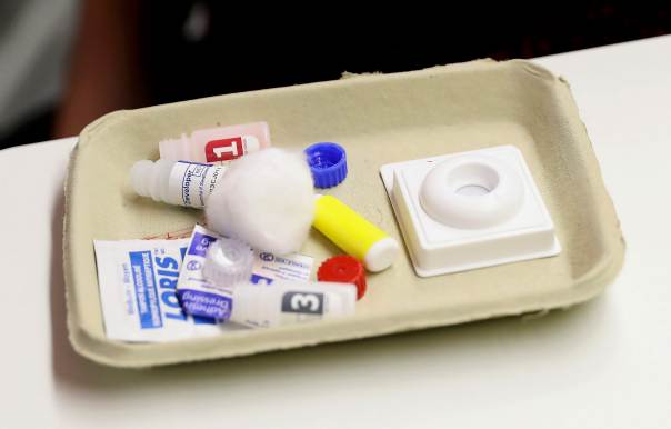 A Reuters file photo of a HIV testing kit. 