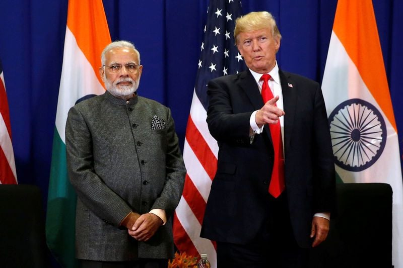 us president donald trump and indian prime minister narendra modi photo reuters