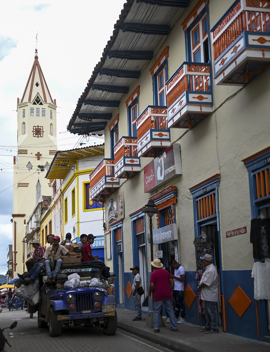 General view of Santuario municipality, Risaralda department, Colombia, where soft coffee is grown. PHOTO: AFP