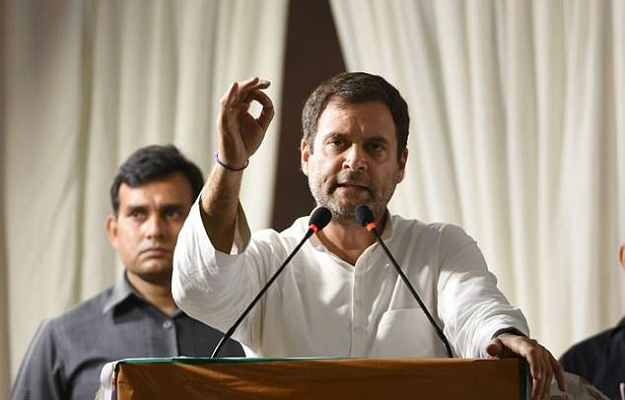 Indian Congress party President Rahul Gandhi is the main challenger to Prime Minister Narendra Modi in the huge Indian election. PHOTO: AFP
