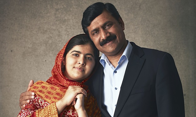 Malala Yousafzai and her father, Ziauddin Yousafzai. PHOTO: FILE PHOTO
