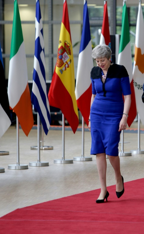 Theresa May, currently acting prime minister, failed to bring the UK parliament around to her vision of Brexit. PHOTO: AFP