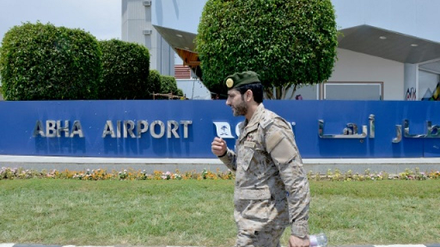 the drone attack on saudi arabia 039 s abha airport was the second assault in two days photo afp