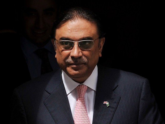 former president asif ali zardari photo express file