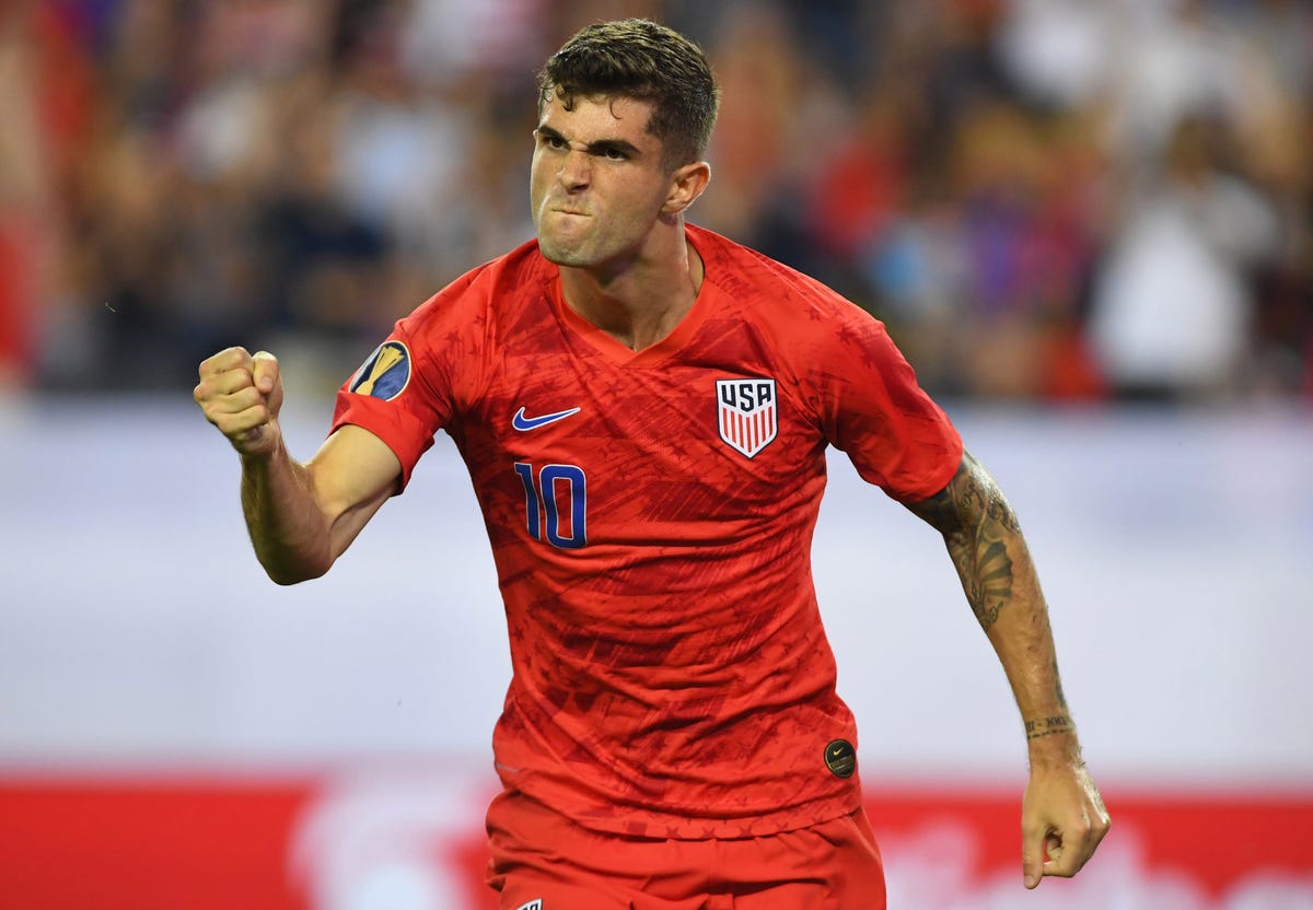 new chelsea signing pulisic bundled home a rebound from jordan morris 039 s shot in the 52nd minute to give the us a 2 0 lead after a storm in nashville had forced the players off for almost an hour and a half photo afp