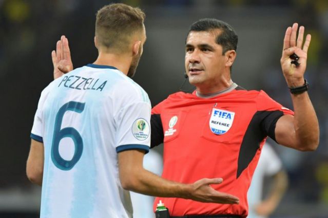 what angered them most was that ecuadoran referee roddy zambrano refused to consult var to check the validity of their claims photo afp