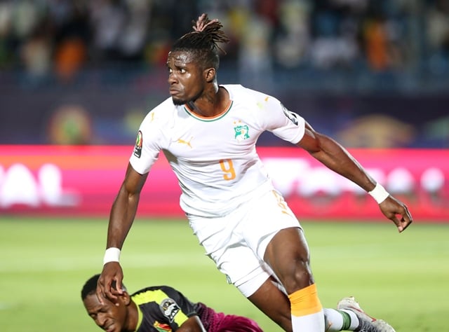 gbohouo took a free kick deep inside the ivorian half the malian defence missed the ball and it bounced into the path of crystal palace forward zaha who scored his second goal at the finals photo reuters