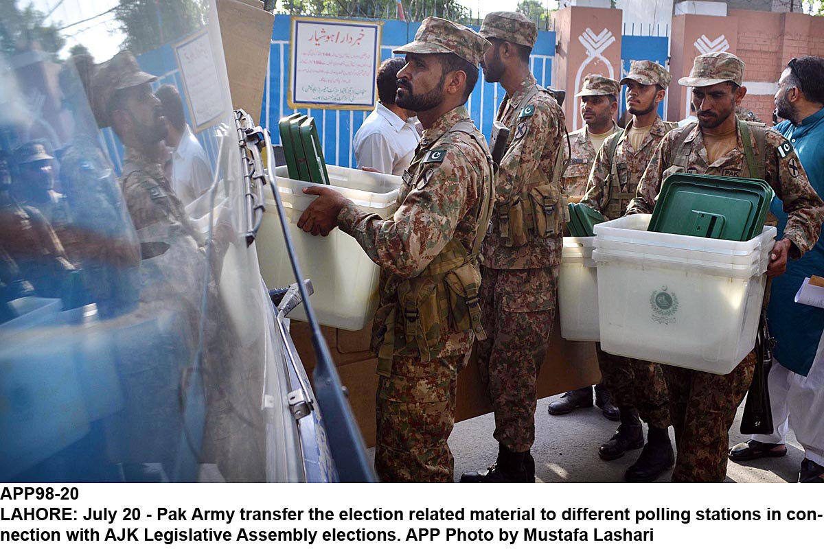 military will be present inside tribal districts sensitive polling stations only photo file
