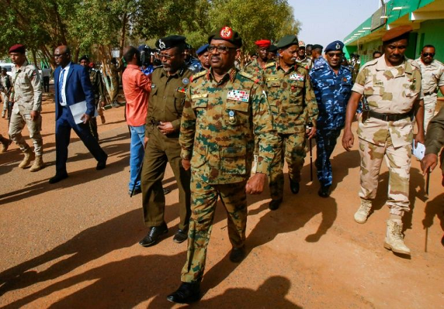 general jamal omar c of sudan 039 s ruling military council can be seen july 4 2019 photo afp