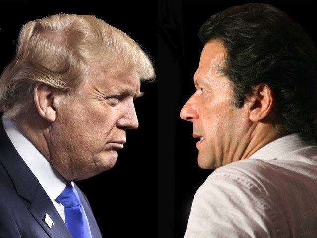 prime minister imran khan and us president donald trump photo express