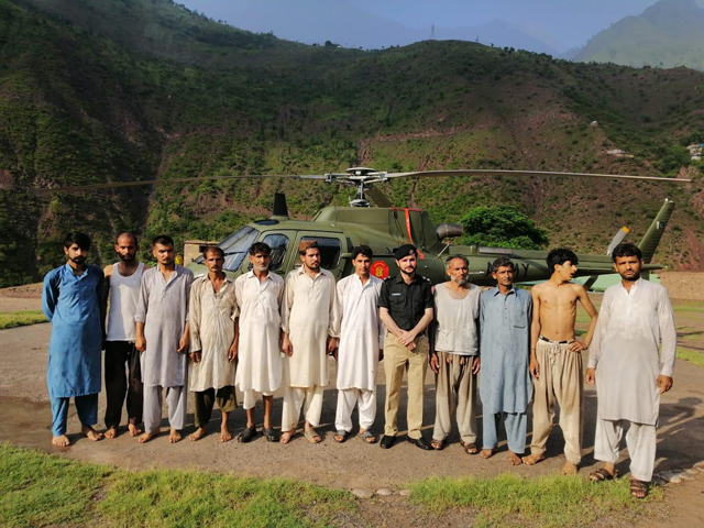 search operation for drowned persons in progress provision of food rations and medical care continues photo ispr