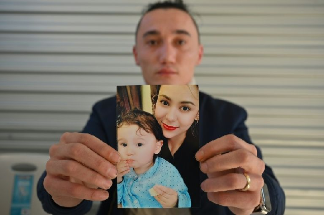 sadam abdusalam has been campaigning for months so his uighur wife and their son can come to australia photo afp