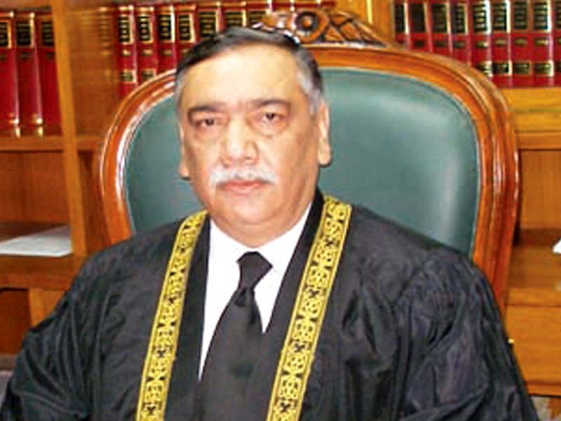 justice asif saeed khosa rejects convict s acquittal plea even though victim pardoned him photo express