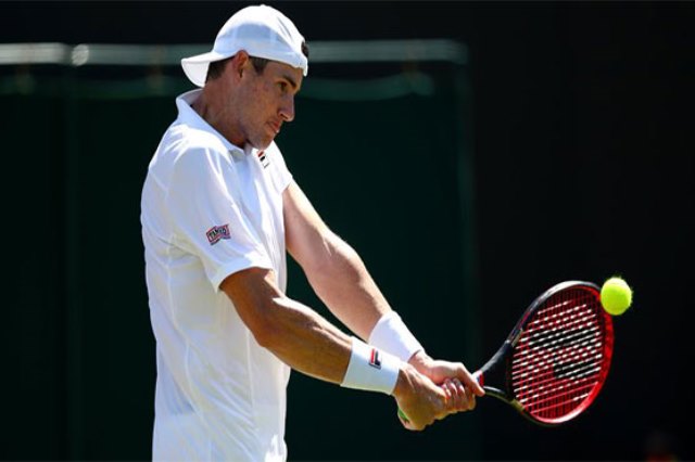 john isner captured his fourth title at the atp grass court tournament at newport rhode island on sunday beating alexander bublik 7 6 7 2 6 3 photo afp