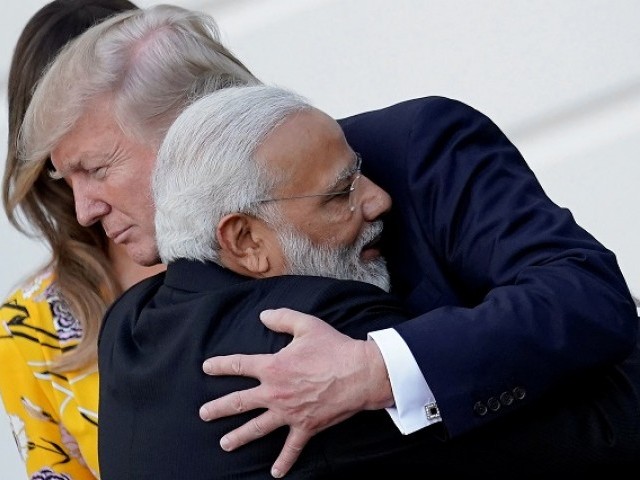 a file photo of indian premier narendra modi embracing us president donald trump photo reuters