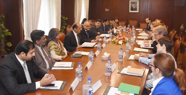 foreign office says both sides discuss issues relating to global and regional security and stability photo courtesy twitter foreignofficepk