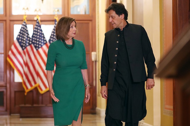 pm imran khan and us house speaker nancy pelosi photo afp