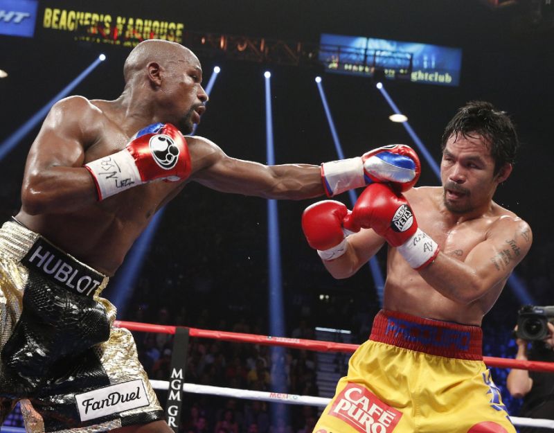 want to stay relevant fight me pacquiao tells mayweather