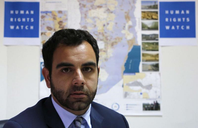 human rights watch 039 s israel and palestine director omar shakir a us citizen sits at his office in the occupied west bank city of ramallah 2018 photo afp