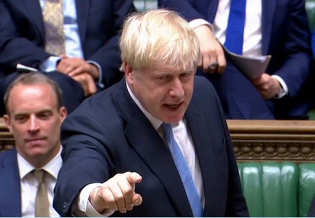 britain 039 s new prime minister boris johnson made a pugnacious debut in the house of commons urging eu leaders to renegotiate the brexit deal photo afp