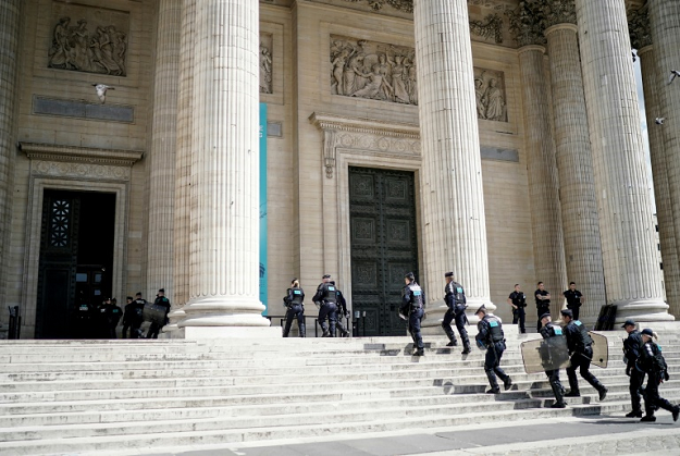 The Pantheon is the final resting place of France's greatest non-military luminaries including the writers Voltaire, Victor Hugo and Emile Zola. PHOTO: AFP