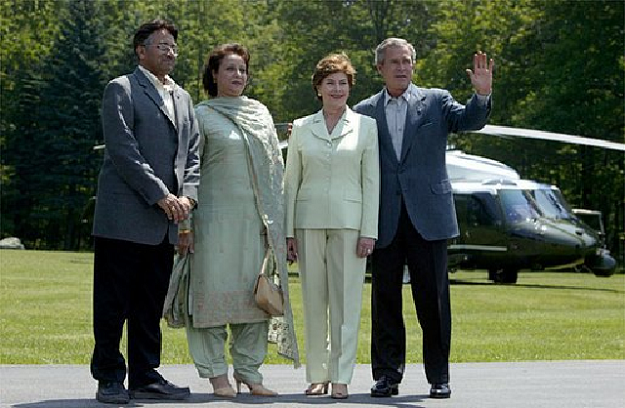Musharraf at Camp David.