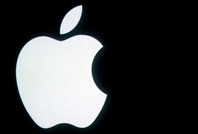 the apple logo is displayed onstage before a product unveiling event at apple headquarters in cupertino california october 4 2011 photo reuters