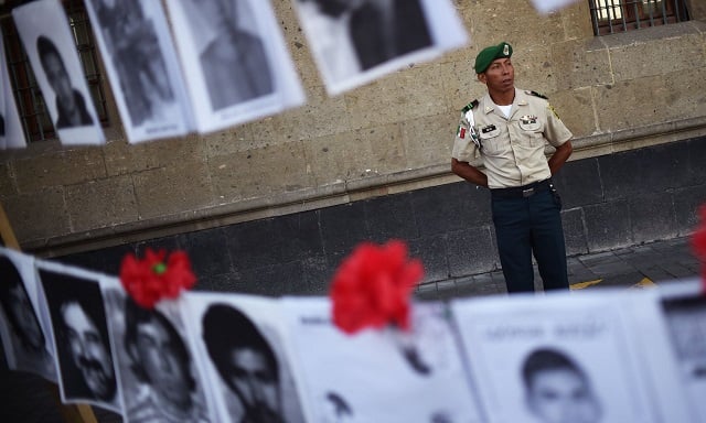 the data on hidden graves nationwide was released to coincide with the international day of the victims of enforced disappearances photo afp