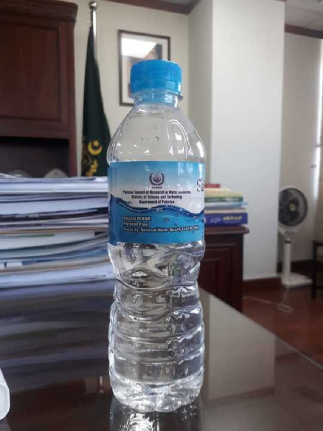 a view of 500ml bottle of 039 safe drinking water 039 rolled out by the government photo express