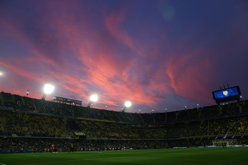 General view inside the stadium before the Quarter Final, Boca Juniors v LDU Quito. PHOTO: Reuters