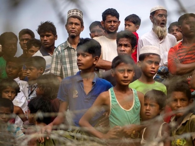 700,000 Rohingya fled to neighbouring Bangladesh after a military led campaign; Western State sealed off. PHOTO: AFP