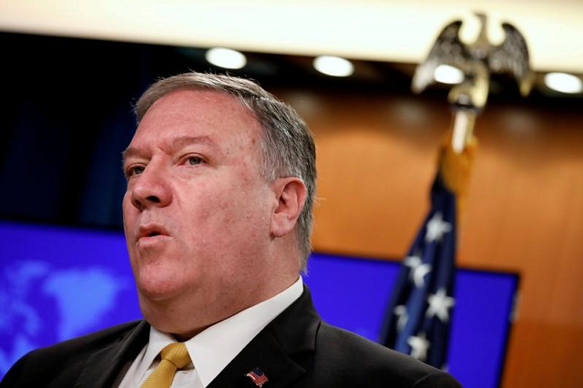 us secretary of state mike pompeo speaks at a news conference on human rights at the state department in washington us july 8 2019 photo reuters