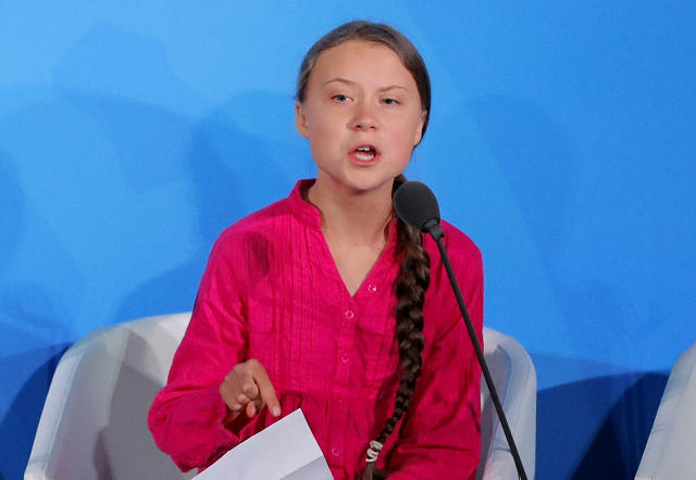 16 year old swedish climate activist greta thunberg speaks at the 2019 united nations climate action summit at un headquarters in new york city new york us september 23 2019 photo reuters