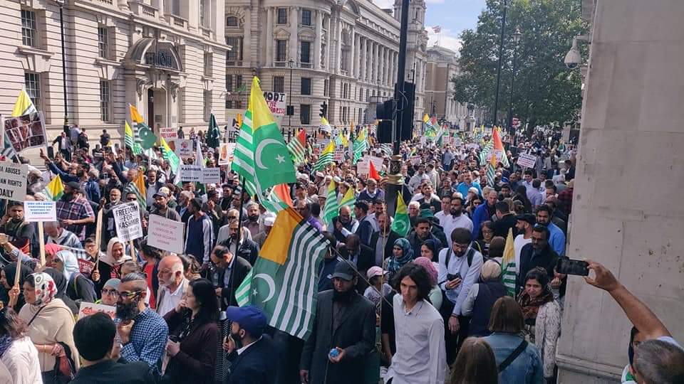 Glimpses from the Kashmir Freedom March held in London