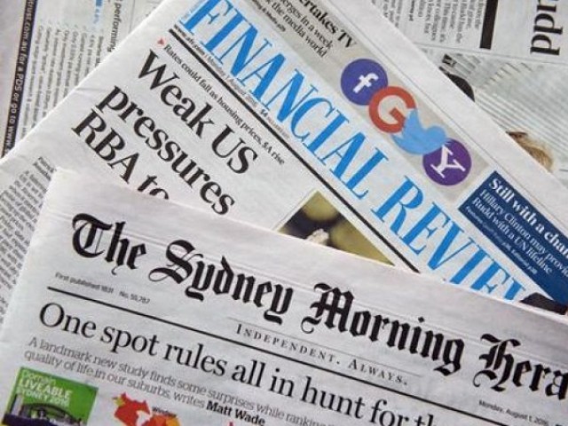 Australian newspapers unite in protest against media restrictions