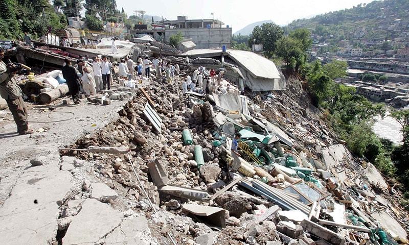 A Reuters file photo of the October 8 2005 earthquake.